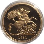 1985 Gold £5 (Sovereign type)